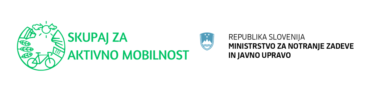 Skupaj za aktivno mobilnost in Ministrstvo za naravne vire in prostor – projektna pasica